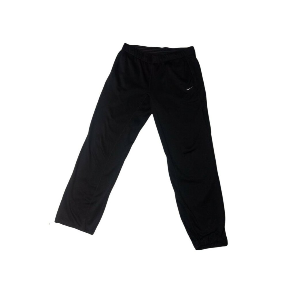 Nike Dri Fit Athletic Pants Mens Size M Black Joggers Sweatpants Athleisure